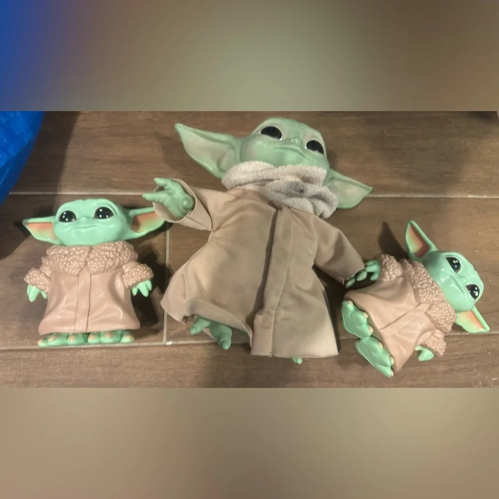 Baby yoda the mandalorian child bundle of interactive dolls